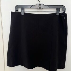 & Other Stories High-Waist Black Mini Skirt